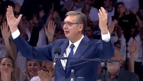 VUČIĆ POZVAO SRBIJU U KRAGUJEVAC: Ujedinjeni za Srbiju! Vidimo se sutra!