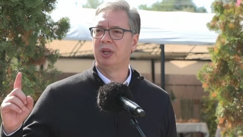 VUČIĆ NASTAVLJA BORBU ZA SRBIJU: Sa narodom u Sremskim Karlovcima