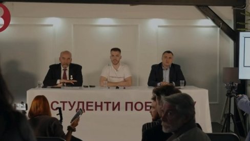 OVAKO SLOBODU MEDIJA VIDI “STUDENTSKA” LISTA: Odbijaju odgovore, kriju strategiju i beže od novinara (VIDEO)
