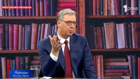VUČIĆ PORUČIO: Idem u borbu, ja sam beskrajno zahvalan našim ljudima na podršci