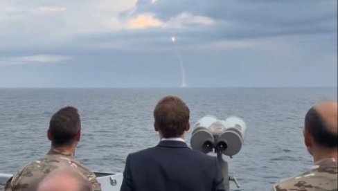FRANCUSKA TESTIRALA NOVU NUKLEARNU RAKETU: Makron uživo gledao lansiranje (VIDEO)