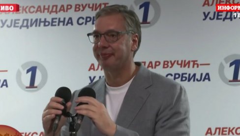VUČIĆ U VALJEVU: Blokaderi bi proglasili Stepinca za sveca!