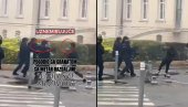 (UZNEMIRUJUĆ SNIMAK) Francuski policajac granatom pogodio dečaka (14) u glavu - sa metar udaljenosti: Ubili su mi život!