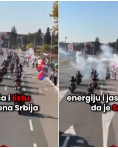 OBRENOVAC GRMEO UZ MOTORE I ZASTAVE: Bajkeri i građani poslali podršku Vučiću i „Ujedinjenoj Srbiji“