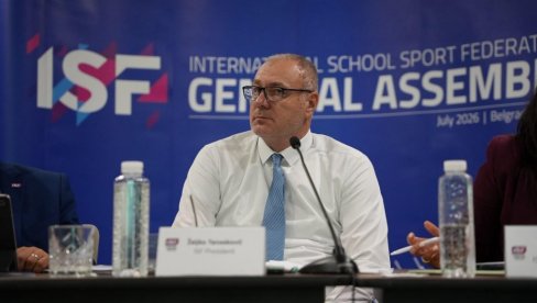 Tanasković: Školski sporta spaja, povezuje i obrazuje mlade iz celog sveta