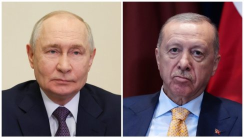 RAZGOVARALI ERDOGAN I PUTIN: Važno osigurati bezbednu plovidbu u Crnom moru