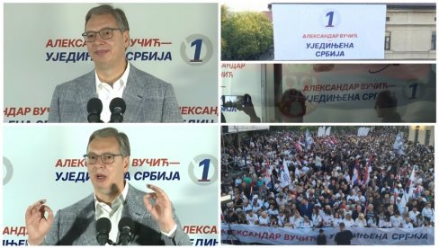 VUČIĆ U PANČEVU: Politika napolje iz škola i sa fakulteta, dosta je bilo (FOTO/VIDEO)