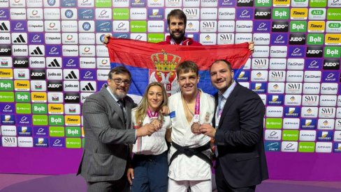 Bronza sija kao zlato: Srpski džudista Mihajlo Simin osvojio bronzanu medalju na SP u Bakuu