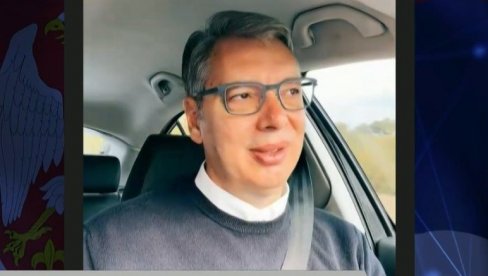 SAMO ZA BLOKADERE! Vučić zapevao, pa posao jasnu poruku: Nema Milivojeviću ništa od Tompsona u Srbiji (VIDEO)
