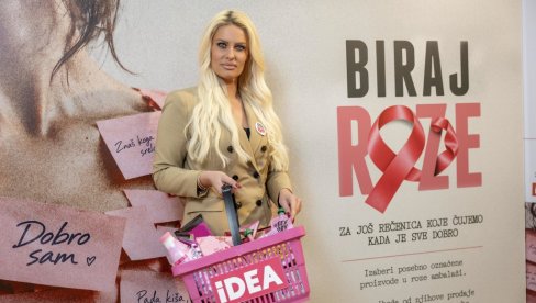 IDEA marketi kroz Biraj roze deo prihoda usmeravaju Institutu za onkologiju i radiologiju Srbije