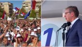 ИДЕМО ДА ИХ ПОБЕДИМО НАЈУБЕДЉИВИЈЕ ДО САДА! Вучић поделио снимак из Лесковца, невероватан број људи се окупио да га подржи (ВИДЕО)