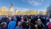BUNT FRANCUSKIH ĐAKA SE ŠIRI PO EVROPI: Vodeni topovi u Briselu