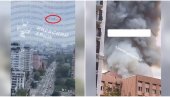 POGLEDAJTE - Protivvazdušna odbrana uništava Kijev: Pojavio se snimak pada rakete u okrugu Obolon (VIDEO)