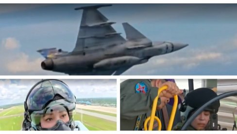 KRALJICA (48) SELA U BORBENI AVION I IZVODILA MANEVRE: Snimak sa Tajlanda obilazi svet (VIDEO)