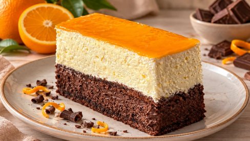 ČOKO NARANDŽA TORTA: Čokoladna poslastica sa nežnim kremom od pomorandže