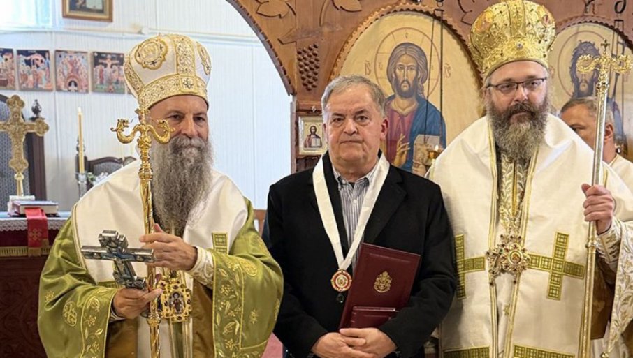 "ČUVAJTE ZAJEDNICU SA HRISTOM": Patrijarh Porfirije služio liturgiju u manastiru Svetog Save u Ilejnu