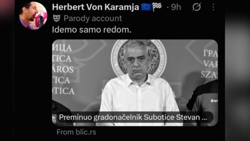 BOLESNO! Blokaderi seire nad smrću gradonačelnika Subotice i prizivaju još: Dabogda ga zemlja ispovraćala, neka povuče sledećeg (VIDEO)
