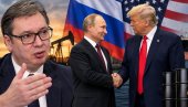DOGOVOR TRAMPA I PUTINA MENJA MNOGO TOGA U SVETU Ruski mediji pomno pratili Vučićevu izjavu o dogovoru Tramp-Putin koji je šokirao planetu