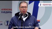 АЛЕКСАНДАР ВУЧИЋ: Хоћу ја да киснем, кад ви киснете (ВИДЕО)