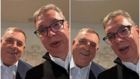 Vučić i Dodik zajedno kuju planove! Stigla snažna poruka iz Zrenjanina: „Ti brzo na mesto predsednika Vlade Srbije“
