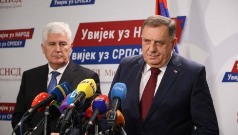 DODIK I ČOVIĆ BIRAJU TREĆEG PARTNERA: SNSD i HDZ nastavljaju da rade zajedno, biće partneri na nivou BiH