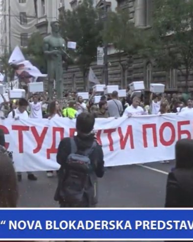 LAŽOMER: Ozbiljnost nova blokaderska predstava (VIDEO)