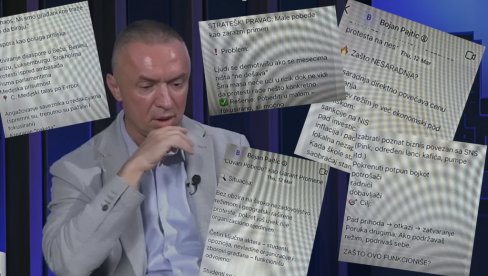 PORUKE KOJE JE PAJTIĆ SLAO SARADNICIMA: Instrukcije za blokade, pritisak na institucije i delovanje plenuma! (FOTO)