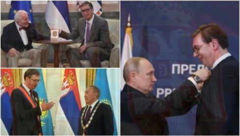 PRIJATELJE ČUVAMO, SRBIJU VOLIMO: Vučić podelio snimak koji podseća na susrete sa svetskim zvaničnicima (VIDEO)