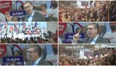 ВЕЛИЧАНСТВЕН СКУП У ЗАЈЕЧАРУ, ВУЧИЋ ПРЕДСТАВИО ПЛАН ЗА ИСТОЧНУ СРБИЈУ: Не дам Србију најгорима, не дам да нам униште децу и будућност!