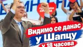 ВУЧИЋ НАЈАВИО СКУП У ШАПЦУ! Тачно у 18 часова: Имамо програм за развој целе Србије