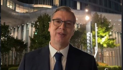 VAŽNA PORUKA VUČIĆA: Ponosan sam na Beograd koji je pokazao koliko je veliki i koliko može da gura napred (VIDEO)