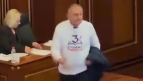 СВЕ ЈЕ ЈАСНО КАО ДАН: Куртијева подршка студентској листи директно из парламента лажне државе Косово! (ВИДЕО)