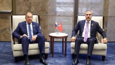 LAVROV I FIDAN SE SASTALI U BAKUU: Šta donosi susret ruskog i turskog šefa diplomatije?