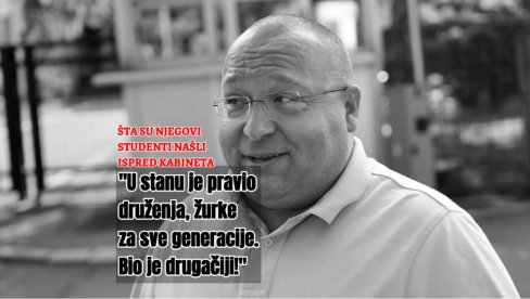 ŠTA SU STUDENTI ZATEKLI ISPRED KABINETA VULETIĆA Na podu, ispod pločice i na bravi: U stanu pravio žurke za sve generacije - bio drugačiji