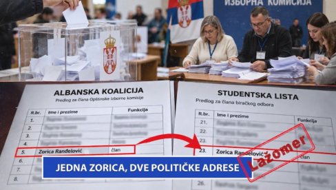 LAŽOMER: Jedna Zorica, dve političke adrese (VIDEO)