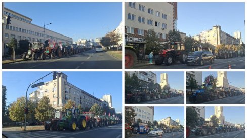 TRAKTORSKIM KOLONAMA NE VIDI SE KRAJ! Poljoprivrednici iz cele Vojvodine stigli u Novi Sad na skup Ujedinjene Srbije (FOTO/VIDEO)