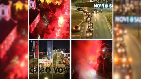 SPEKTAKULARNE SCENE NA PUTEVIMA KA NOVOM SADU! Reke traktora slivaju se ka Srpskoj Atini, poljoprivrednici krenuli na veliki skup (VIDEO)