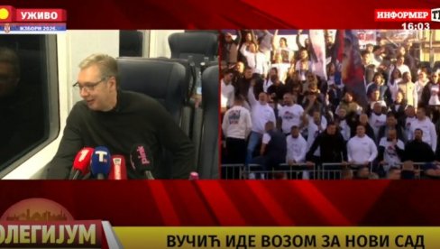 VUČIĆ BRZIM VOZOM IDE DO NOVOG SADA NA VELIKI SKUP: Peške ide do centra grada, dolazi i Robert Fico!