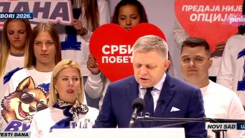 NIKADA VAS NEĆEMO IZNEVERITI KADA JE REČ O KOSOVU I METOHIJI: Robert Fico poslao moćnu poruku pred više od 100.000 ljudi u Novom Sadu