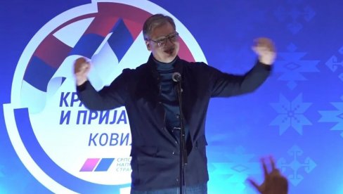 KRAJIŠNICI IMAJU JUNAČKO SRCE! Vučić nakon skupa u Kovilovu: Nema reči da objasnim koliko vas volim