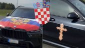 Ruska zastava i krst na BMW-u: Nemac kažnjen na auto-putu u Hrvatskoj - reagovala policija (foto)