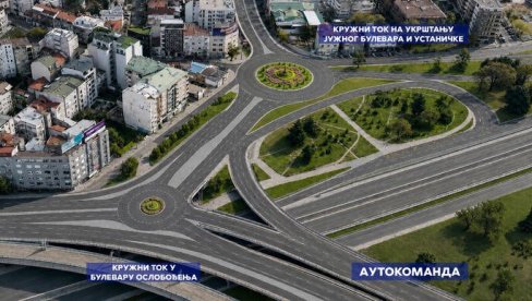 VELIKE PROMENE U BEOGRADU: 2 nova kružna toka na Autokomandi i 3 na Novom Beogradu