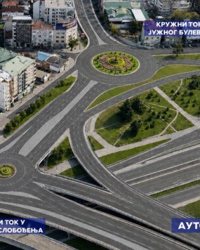 VELIKE PROMENE U BEOGRADU: 2 nova kružna toka na Autokomandi i 3 na Novom Beogradu