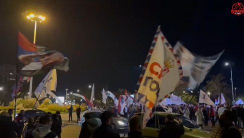 SRBIJA POBEĐUJE: Magična atmosfera na Novom Beogradu (VIDEO)