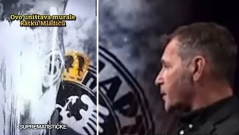 БЛОКАДЕР АРСЕНИЈЕВИЋ ИЗ ХРВАТСКЕ ПРЕТИ НАСИЉЕМ: Најавио крвопролиће, па се похвалио уништавањем Младићевог мурала