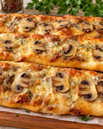 DOMAĆI HLEBČIĆI: Sa belim lukom i otopljenim kačkavaljem