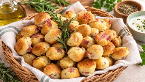 SLANI ZALOGAJČIĆI: Sa pančetom i parmezanom