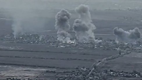 SNIMCI SA PRVE LINIJE FRONTA: Rusi izbombardovali 56. brigadu, nije ostao ni kamen na kamenu