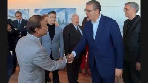 SRBIJA NE STAJE POSLE IZBORA! Vučić sa međunarodnom delegacijom u Kuli Beograd poručio: Nastavljamo da gradimo i razvijamo zemlju! (VIDEO)