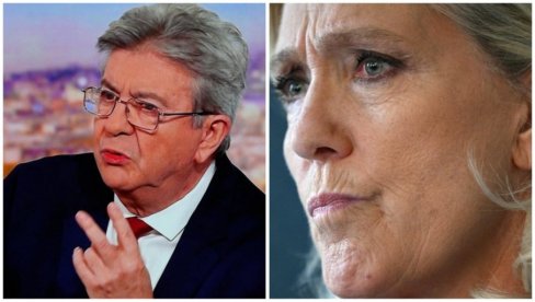 ŠOK ZA FRANCUSKU LEVICU: Marin Le Pen duplirala podršku Melanšona, u drugom krugu ga razbija sa 68 odsto